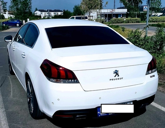 Peugeot 508 cena 53900 przebieg: 231390, rok produkcji 2014 z Boguchwała małe 466